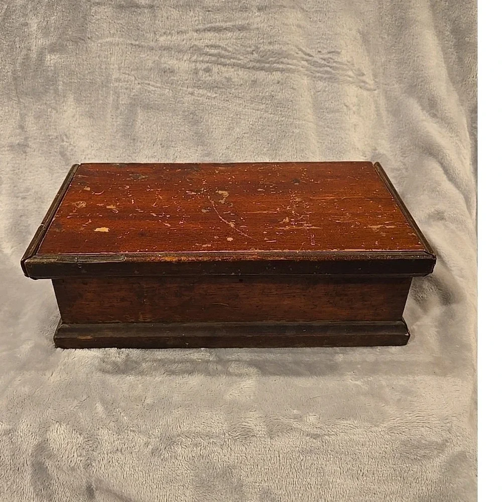 Antique Elite Tool Chests For Boys American Mfg Concern Wood Tool Set No. 480 - Picture 3 of 4